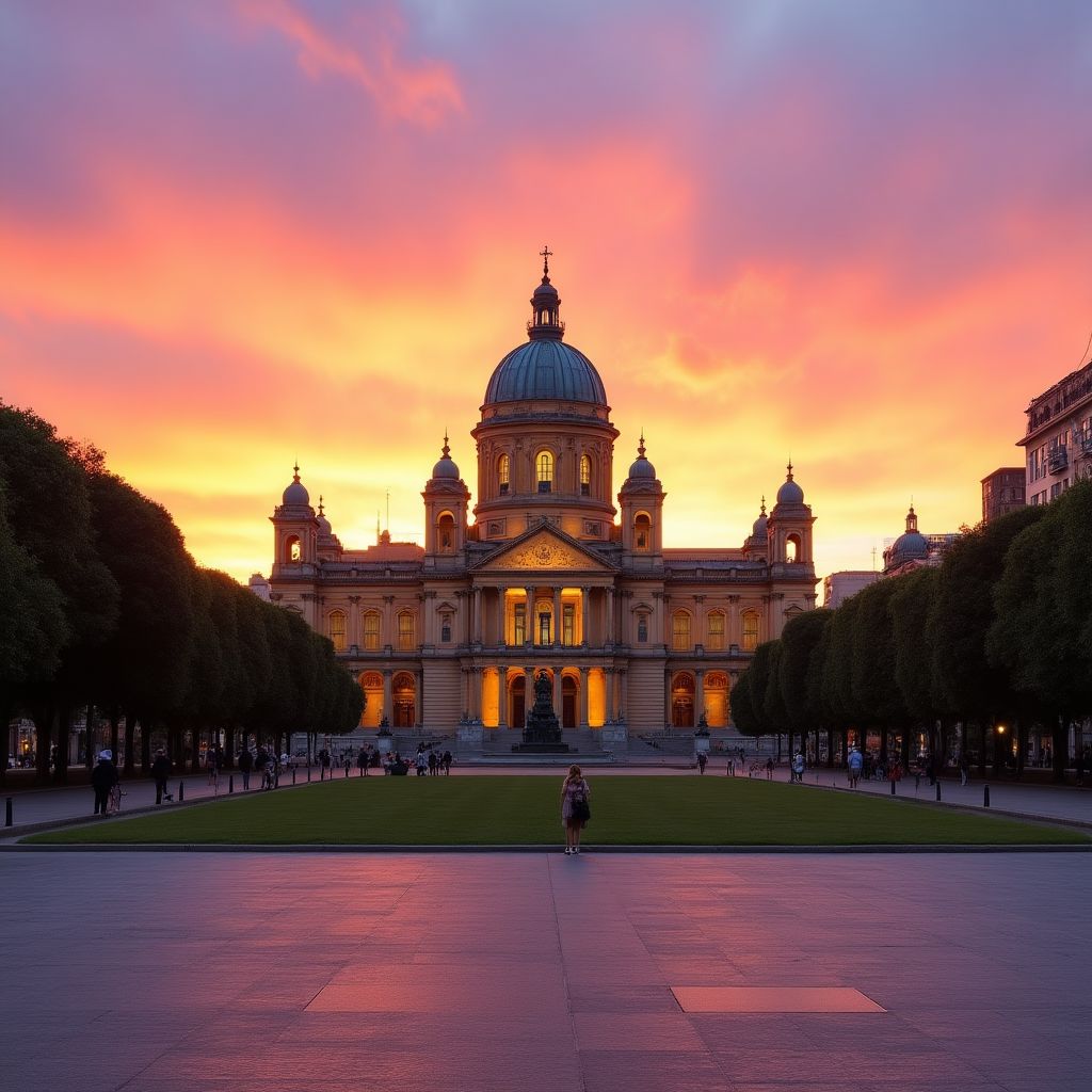 Plaza de Mayo y Casa Rosada en Buenos Aires